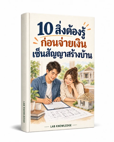 ปก 10 สิ่งต้องรู้ ก่อนจ่ายเงิน–เซ็นสัญญาสร้างบ้าน