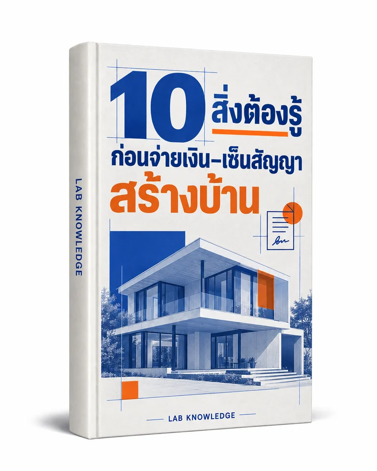 ปก 10 สิ่งต้องรู้ ก่อนจ่ายเงิน–เซ็นสัญญาสร้างบ้าน