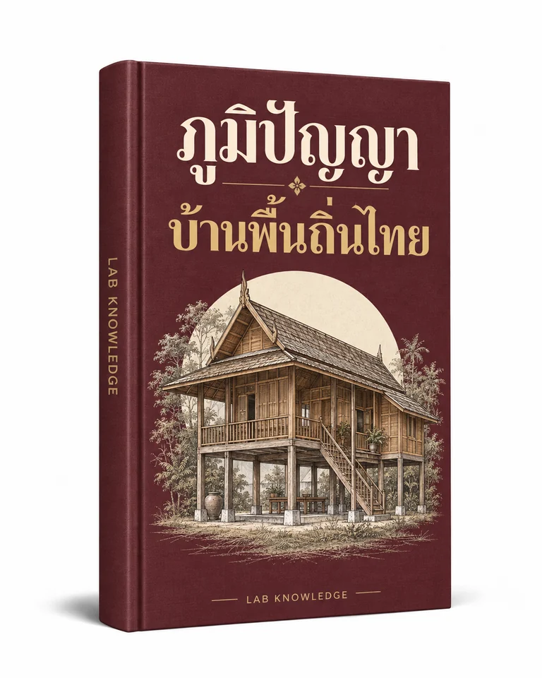 ปก ภูมิปัญญาบ้านพื้นถิ่นไทย